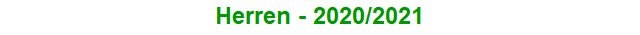 Herren - 2020/2021